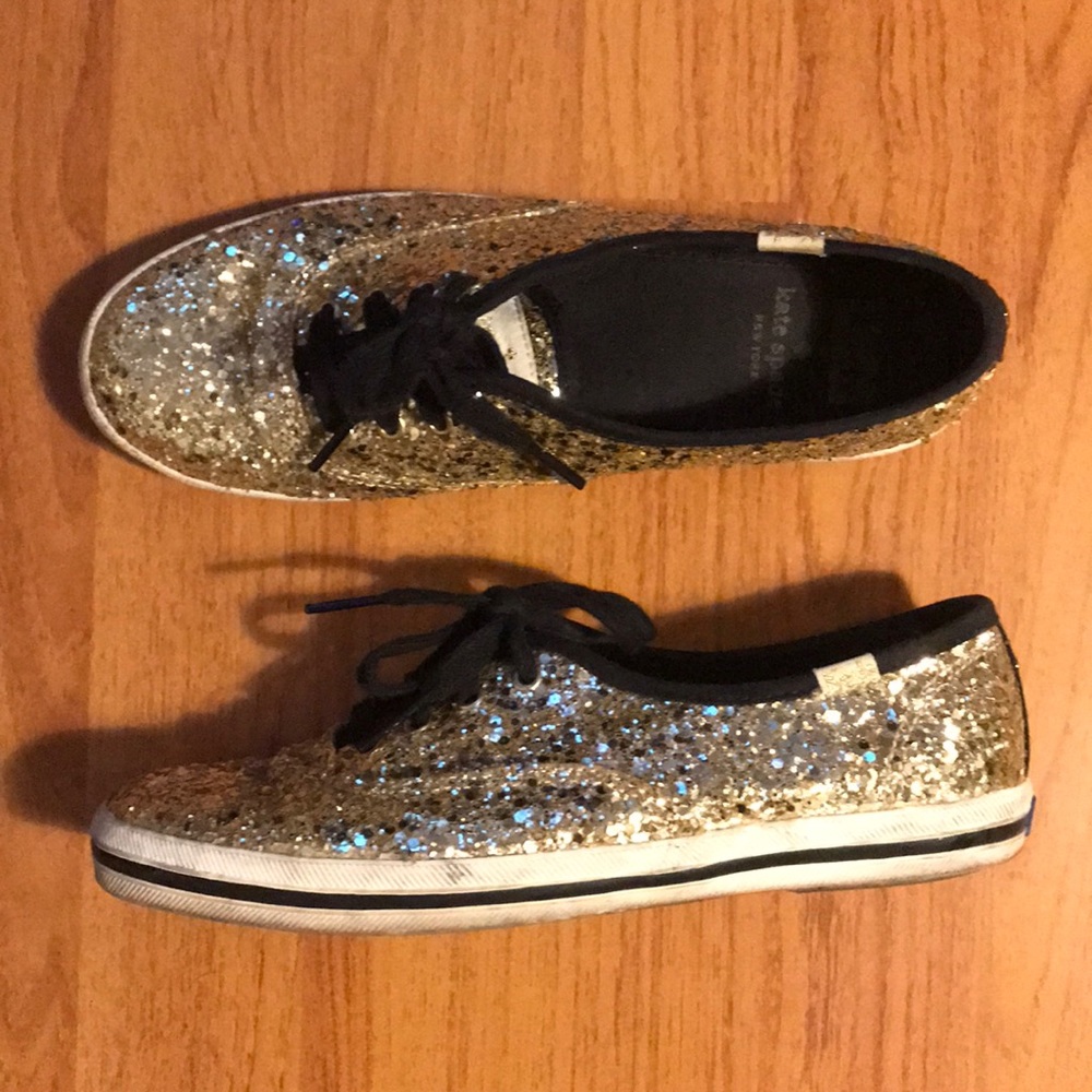 Keds by Kate Spade New York Gold Glitter Sneaker